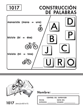 Spanish Word Building 1017
